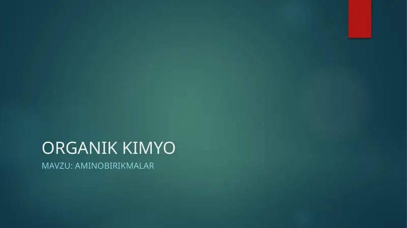 AMINOBIRIKMALAR 1