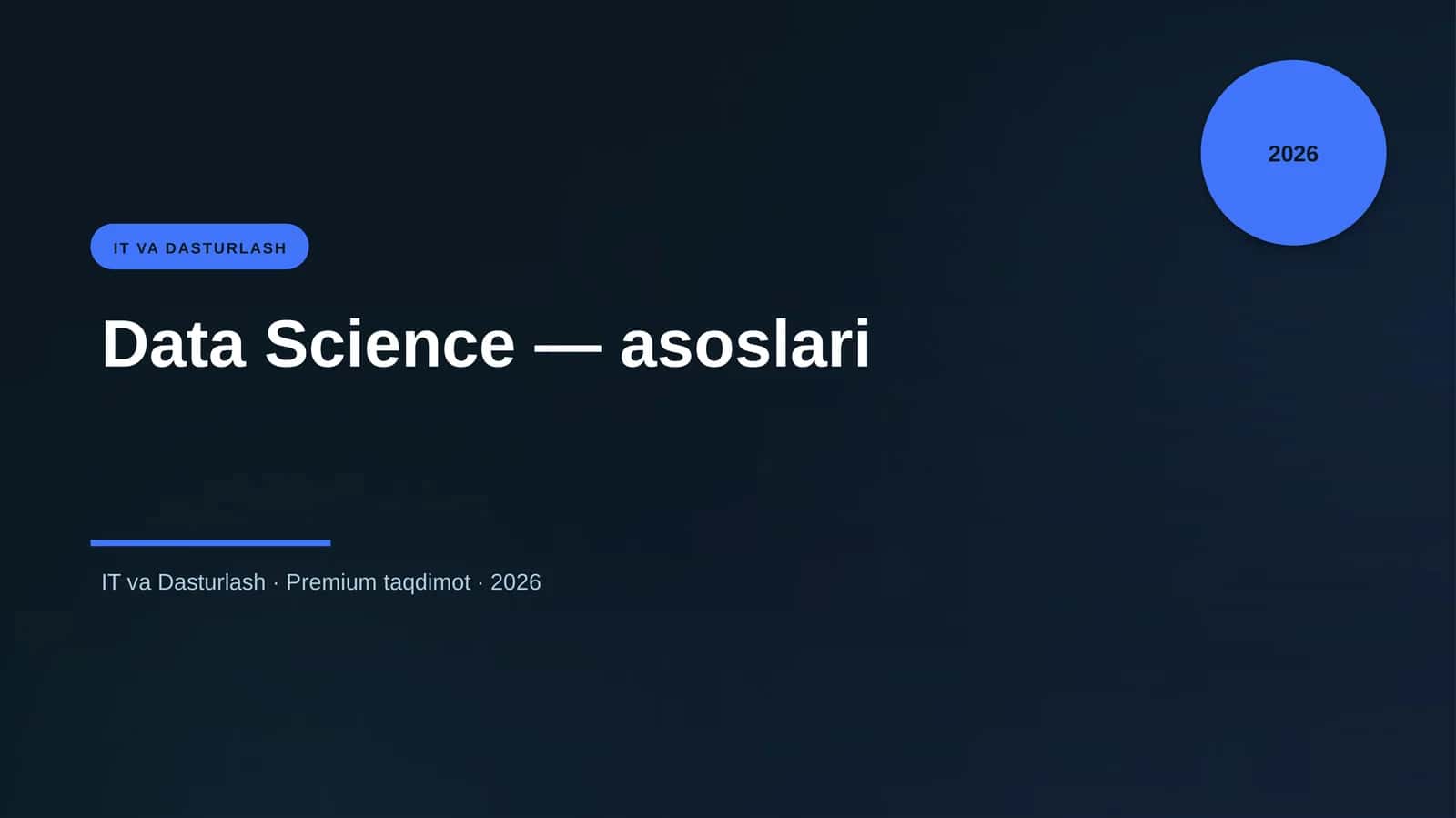 Data Science — asoslari 3