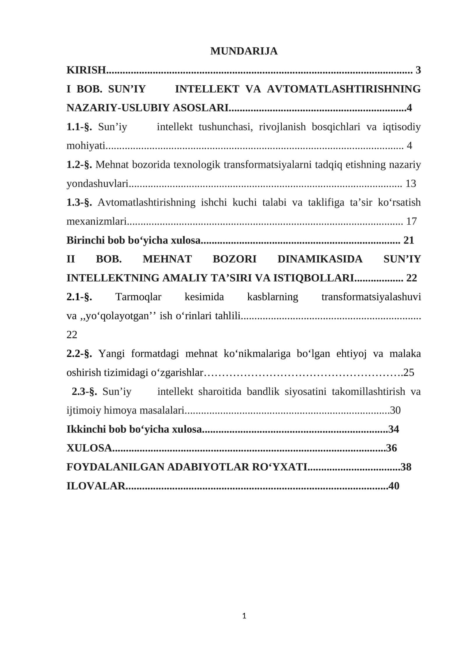 SUN’IY INTELLEKT VA AVTOMATLASHTIRISHNING NAZARIY-USLUBIY ASOSLARI 1