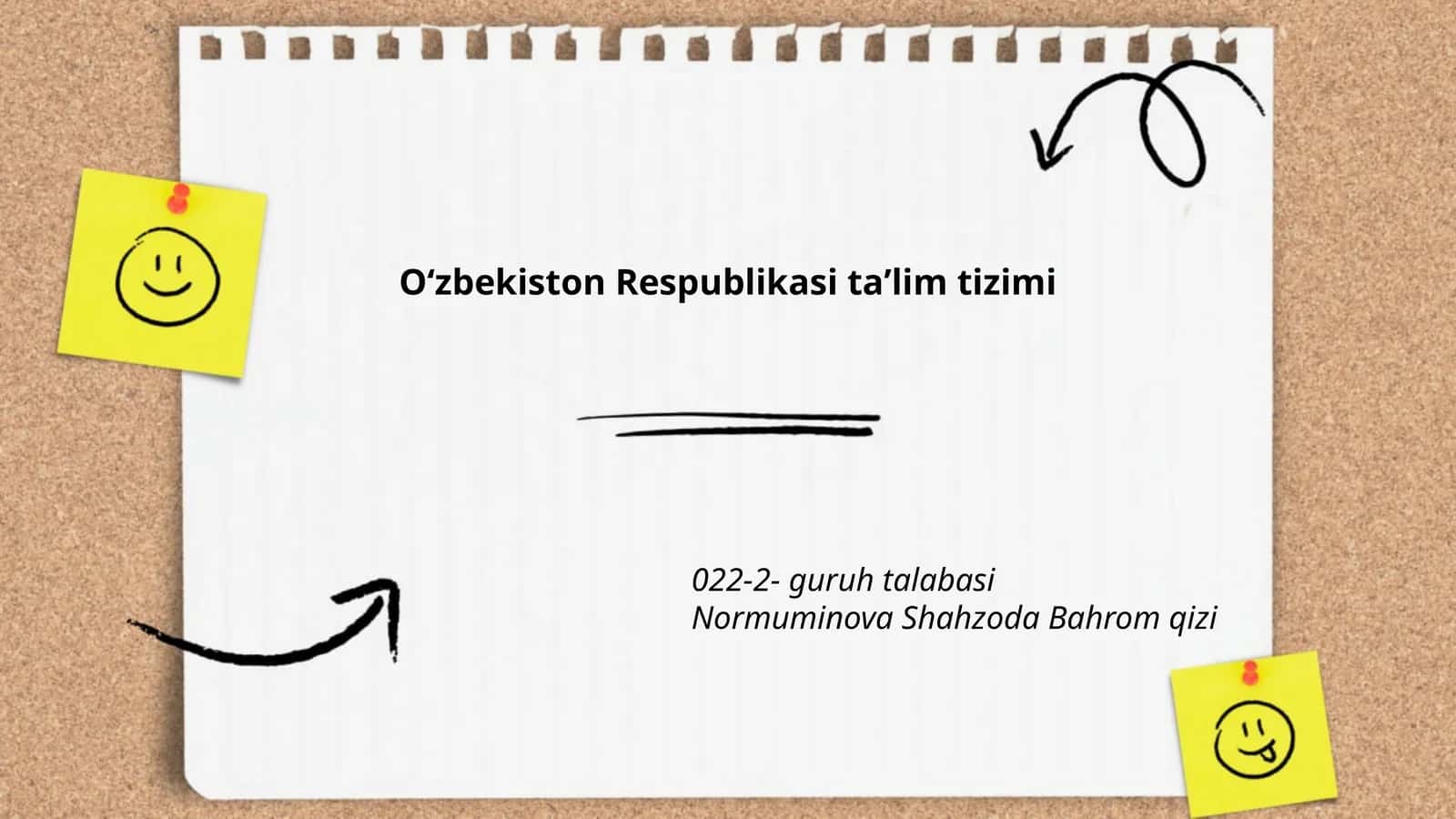 Oʻzbekiston Respublikasi taʼlim tizimi 1