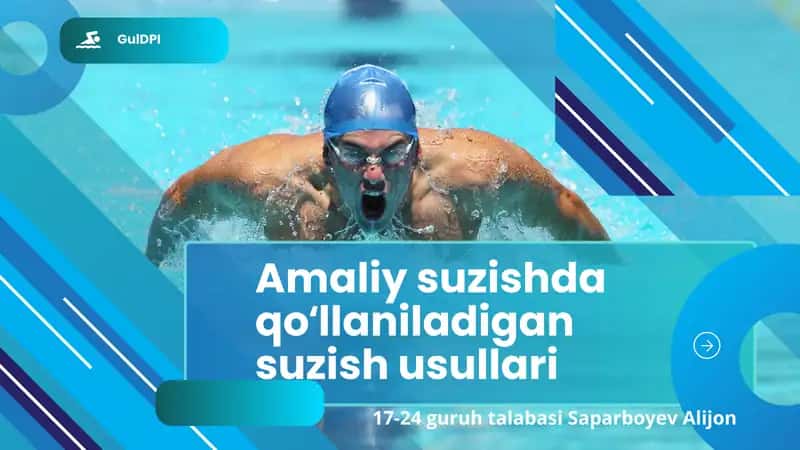 Amaliy suzishda qoʻllaniladigan suzish usullari 1