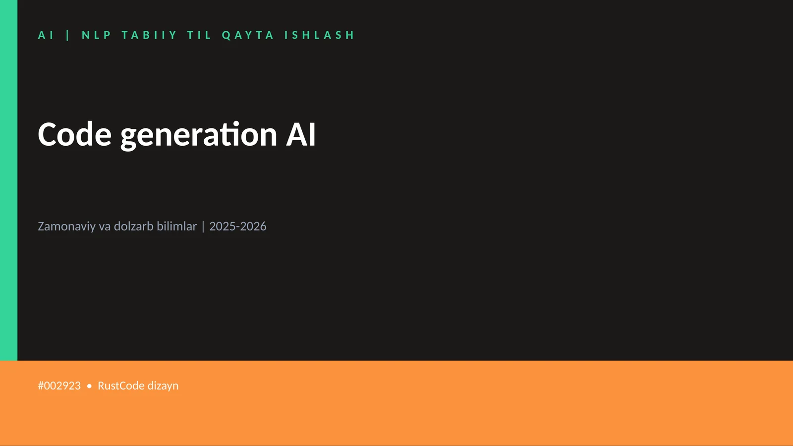 Code generation AI 1