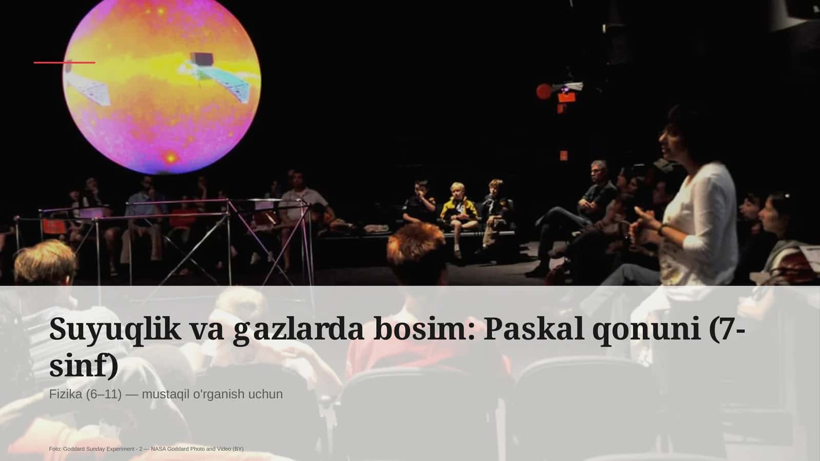 Suyuqlik va gazlarda bosim: Paskal qonuni (7-sinf) 1