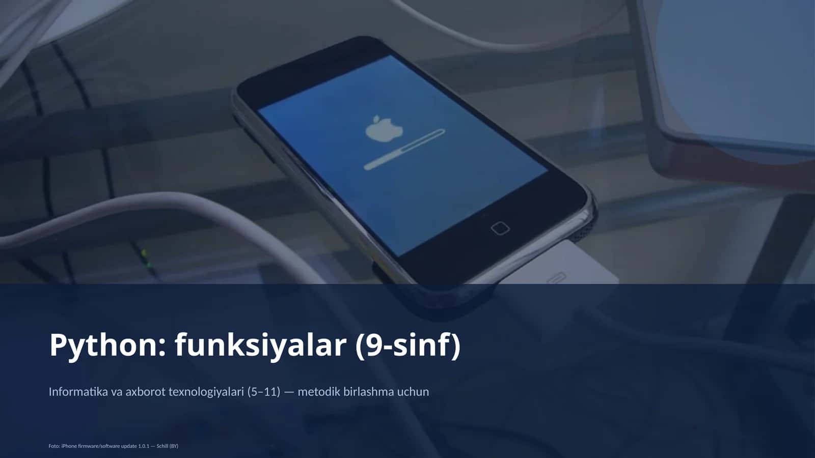 Python: funksiyalar (9-sinf) 1