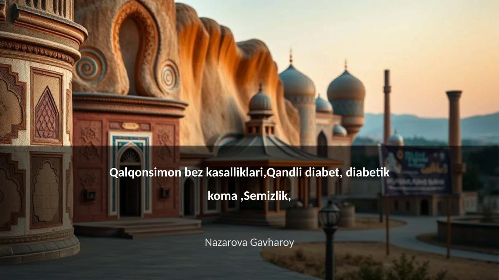 Qalqonsimon bez kasalliklari,Qandli diabet, diabetik koma,Semizlik 1