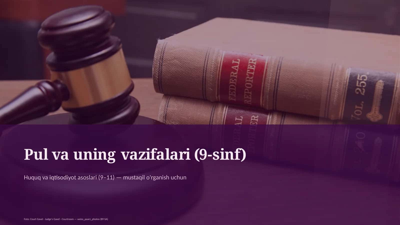 Huquq va iqtisodiyot asoslari (9–11) 1