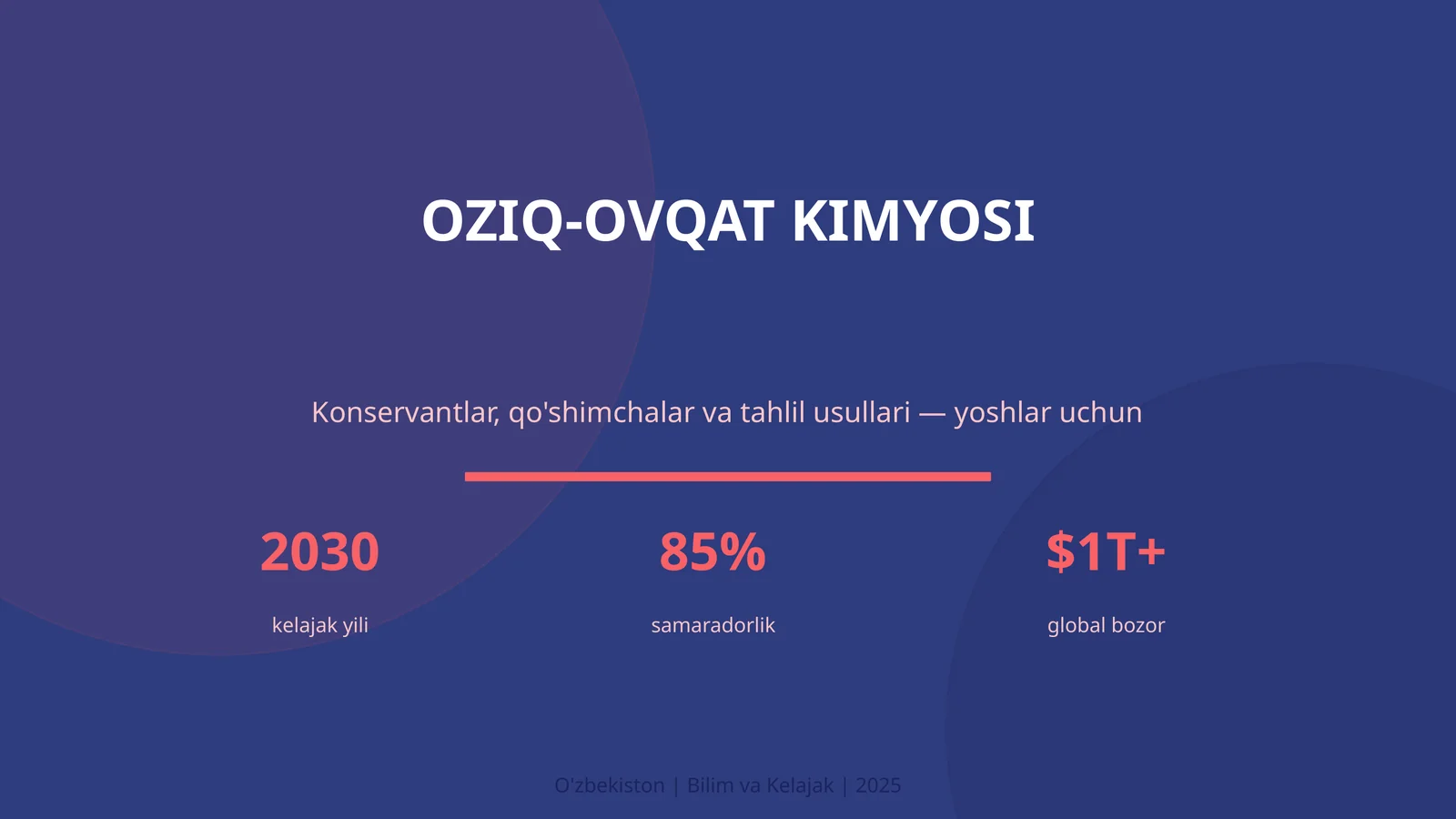 Oziq-ovqat kimyosi 1