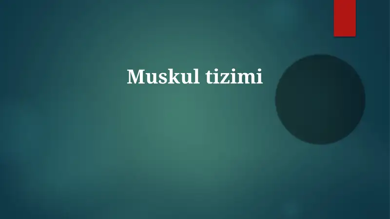 Muskultizimi 1