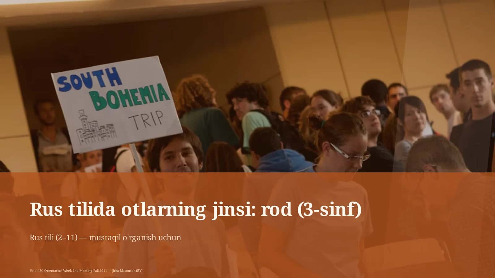 Rus tilida otlarning jinsi: rod (3-sinf) 1