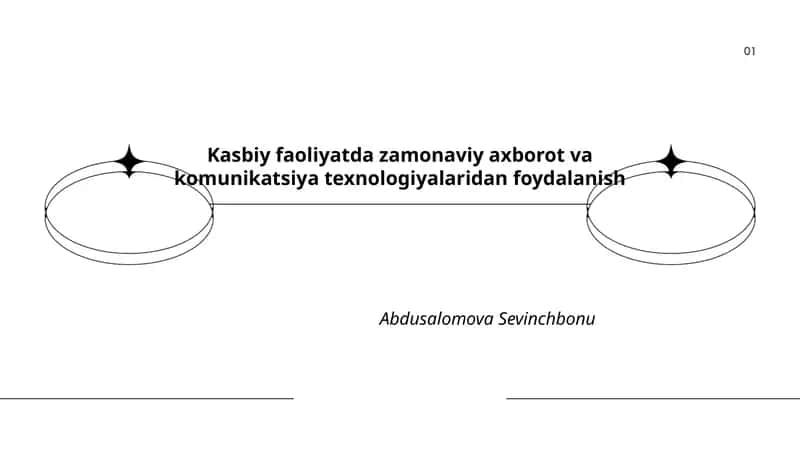 Kasbiy faoliyatda zamonaviy axborot va komunikatsiya texnologiyalaridan foydalanish 1