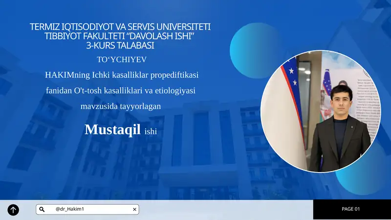 O’t-tosh kasalligi 1