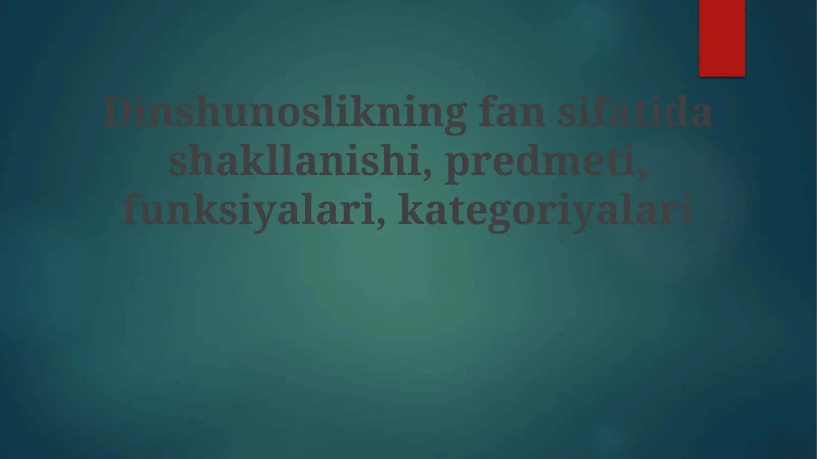Kriminologiyaning kelib chiqishi va ilmiy fan sifatida rivojlanishi 1