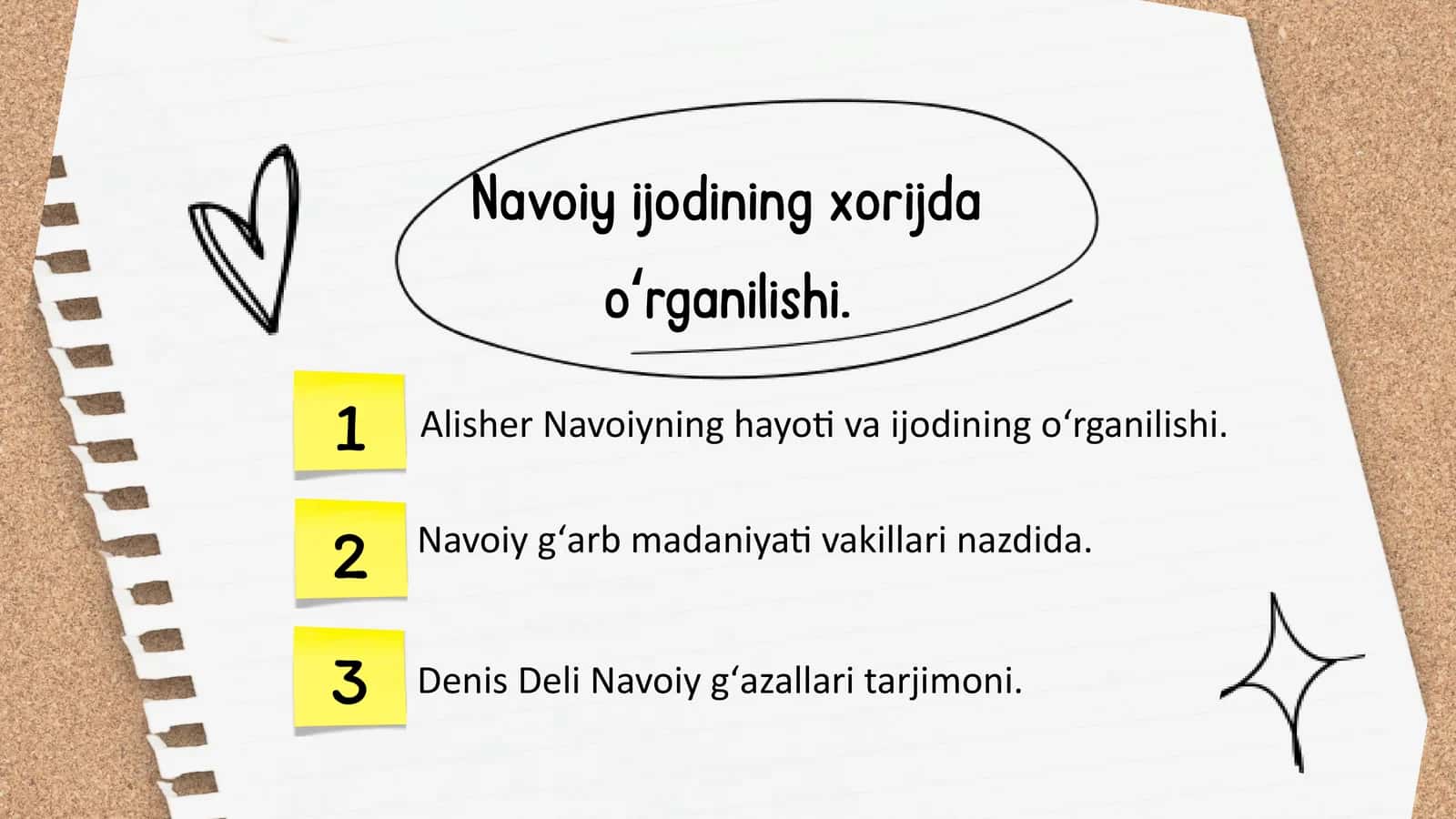Navoiy ijodining xorijda oʻrganilishi. 1