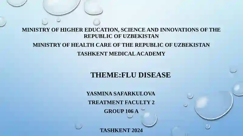 Influenza (Flu) Treatment