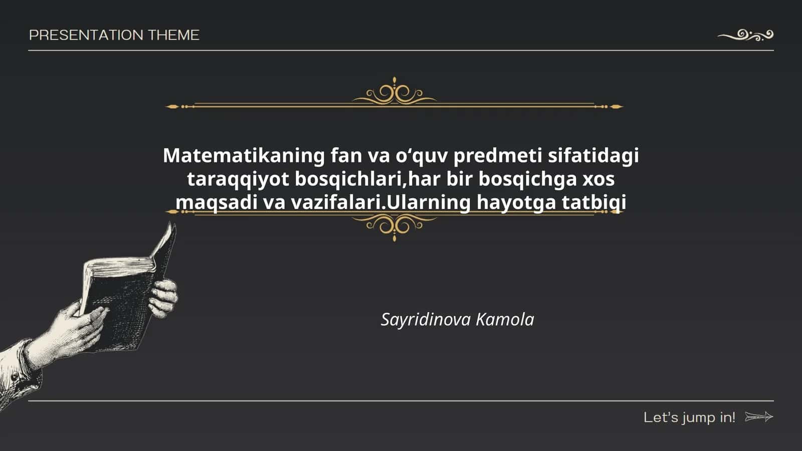 Matematikaning boshlang'ich bosqichi: maqsadlari va vazifalari 1