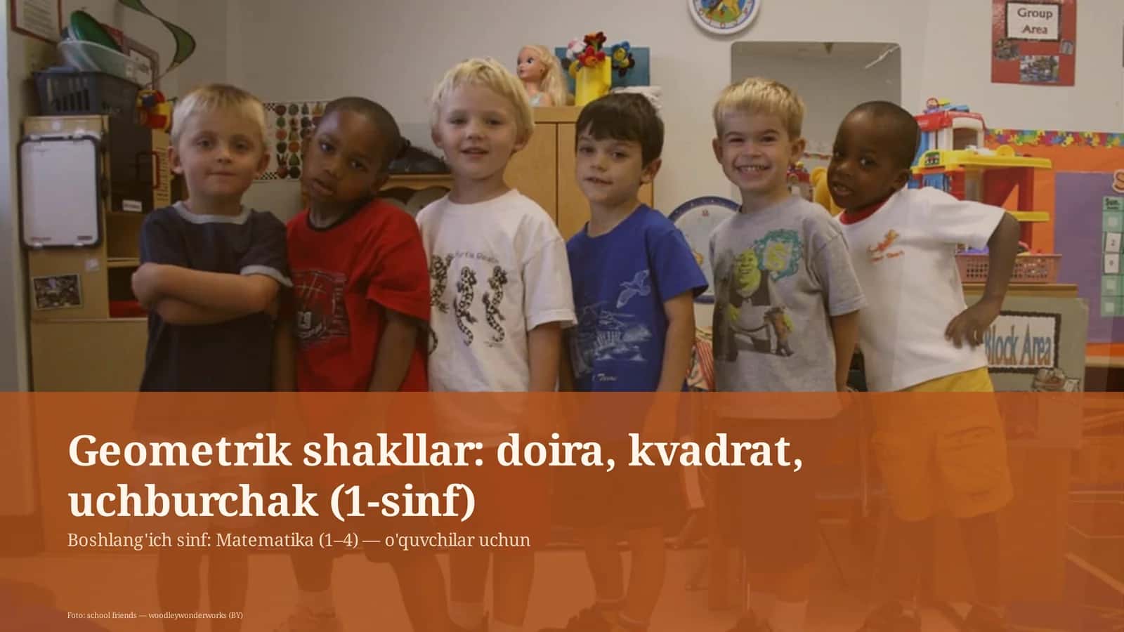 Geometrik shakllar: doira, kvadrat, uchburchak (1-sinf) 1