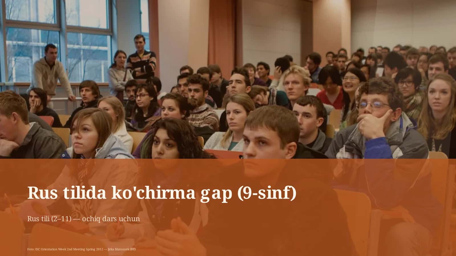 Rus tilida ko'chirma gap (9-sinf) 1