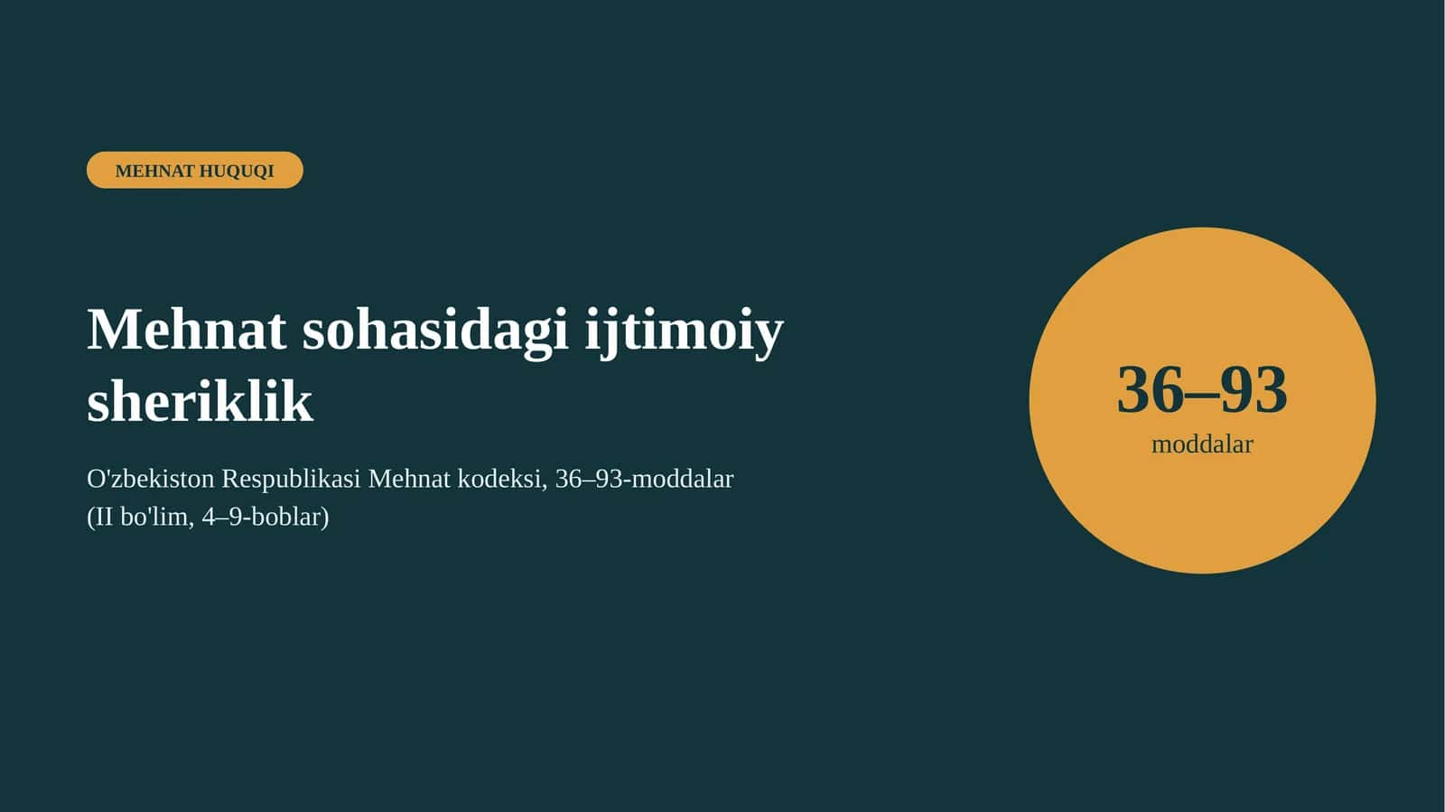 Mehnat sohasidagi ijtimoiy sheriklik 1