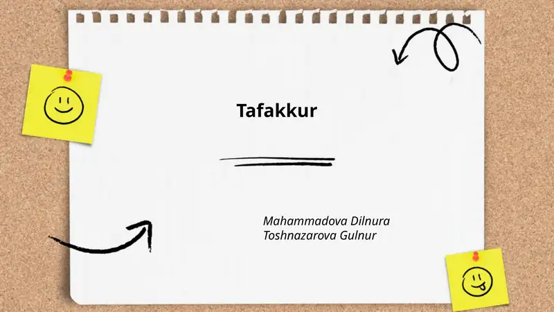 Tafakkur 1