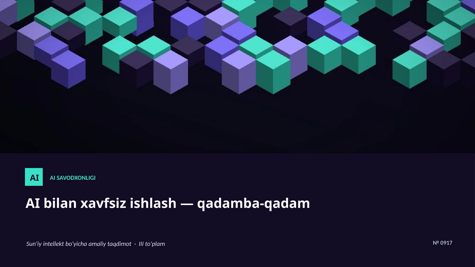 AI SAVODXONLIGI 1