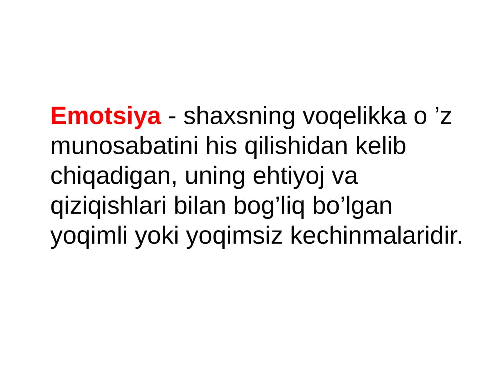 Emotsiyalar 1