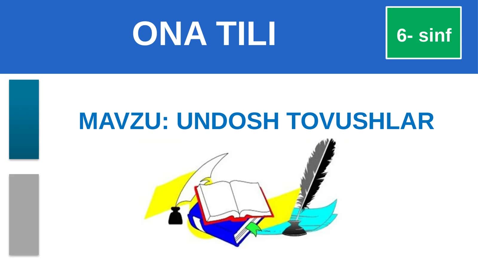 UNDOSH TOVUSHLAR 1