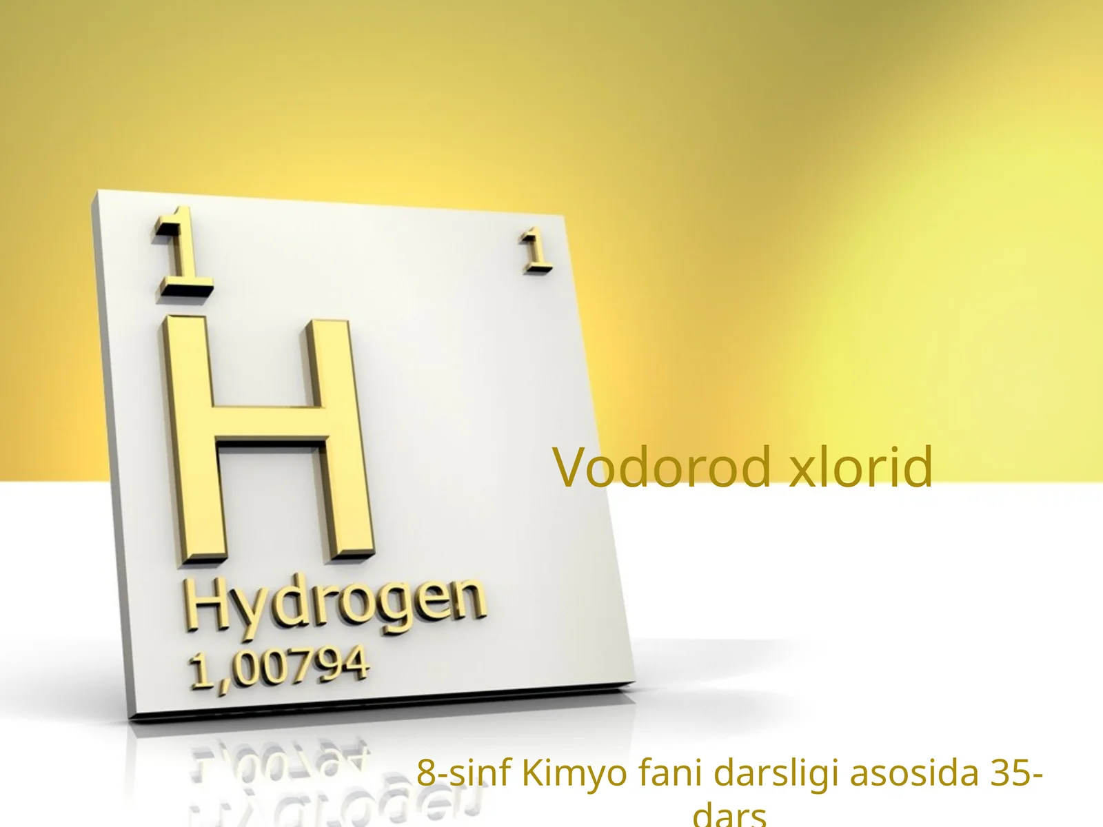 Vodorod xlorid 1