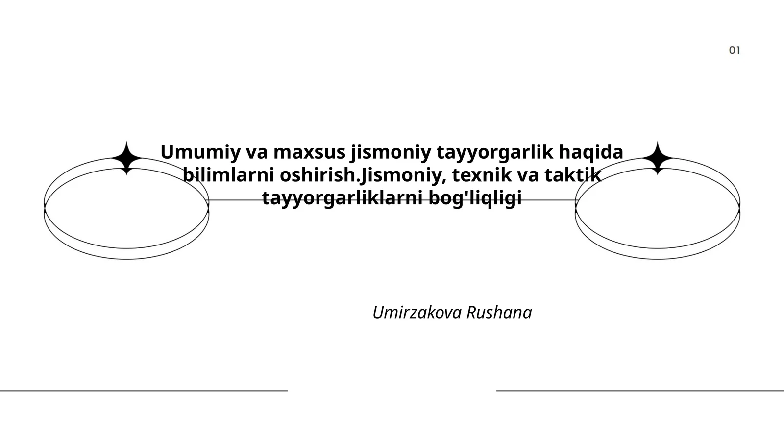 Umumiy va maxsus jismoniy tayyorgarlik haqida bilimlarni oshirish 1