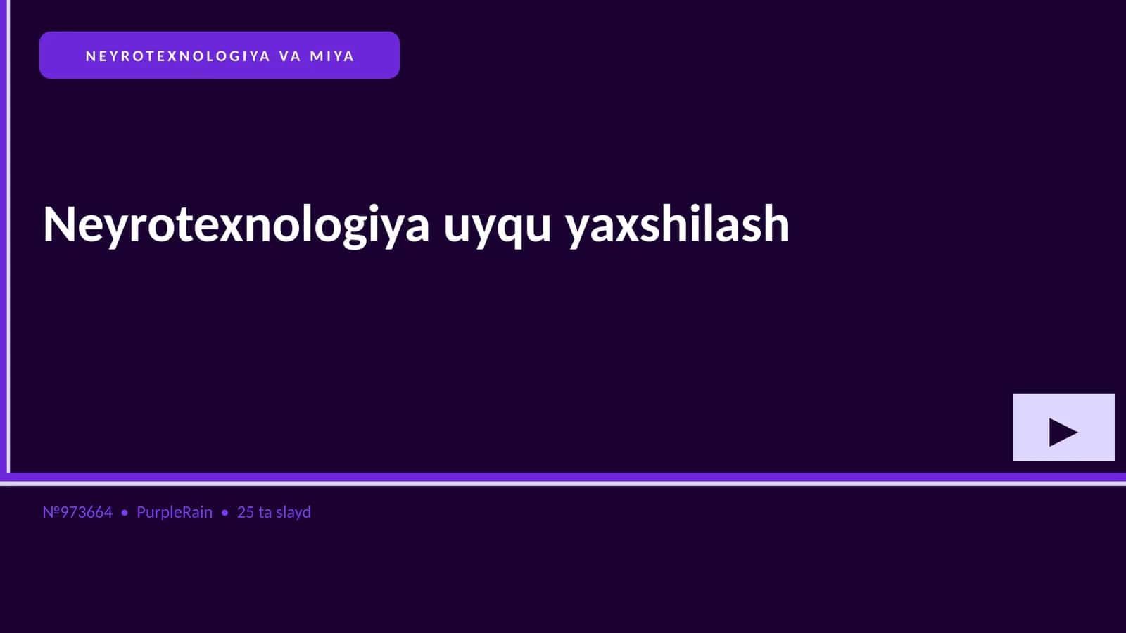 NEYROTEXNOLOGIYA VA MIYA 1