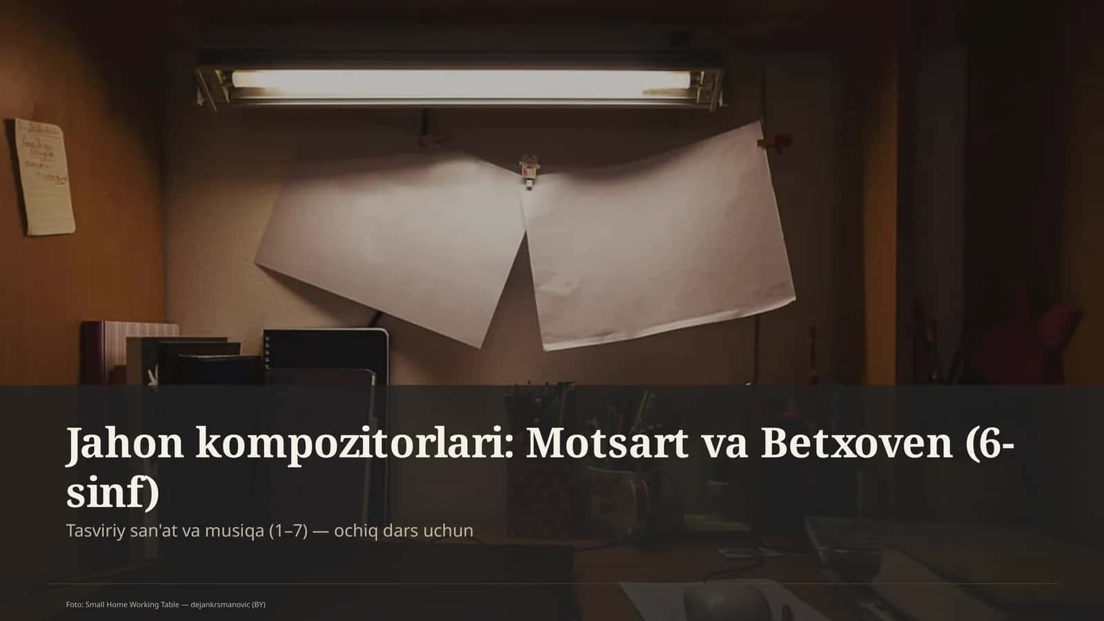 Jahon kompozitorlari: Motsart va Betxoven (6-sinf) 1