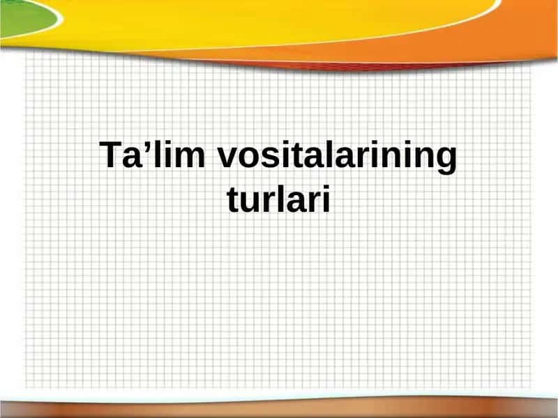 Ta’lim Metodlari 1