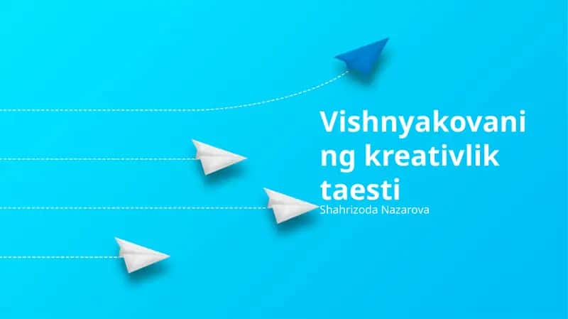 Vishnyakovaning kreativlik taesti 1