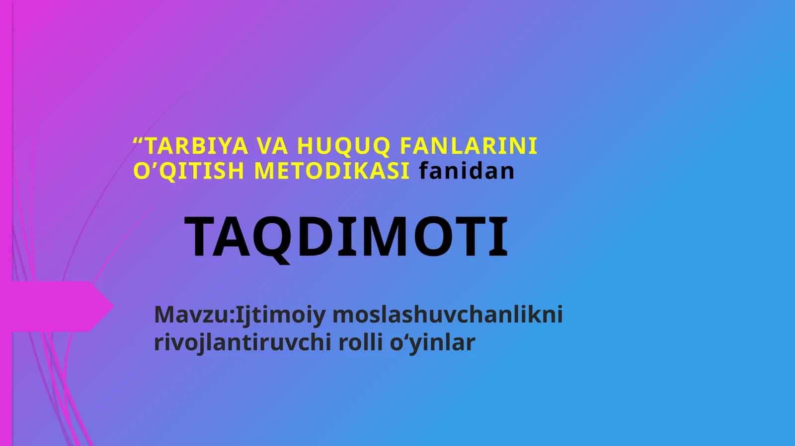 Ijtimoiy moslashuvchanlikni rivojlantiruvchi  rolli oʻyinlar 1