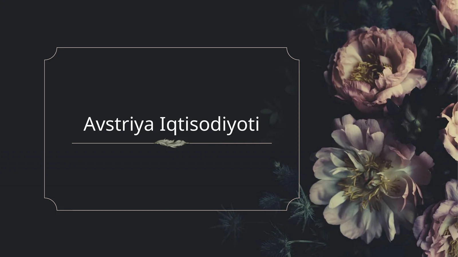 Avstriya Iqtisodiyoti 1