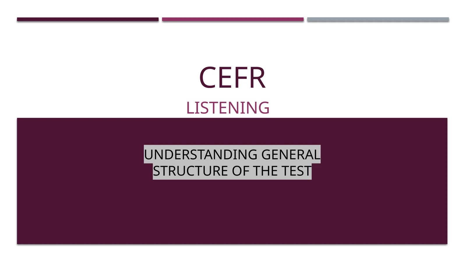 CEFR 1
