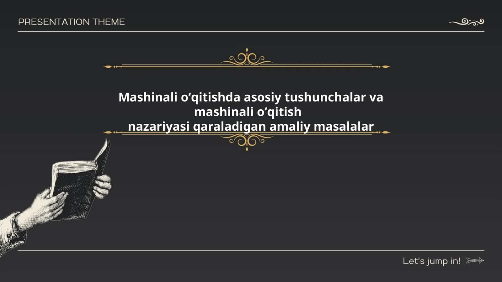 Mashinali oʻqitishning asosiy tushunchalari 1
