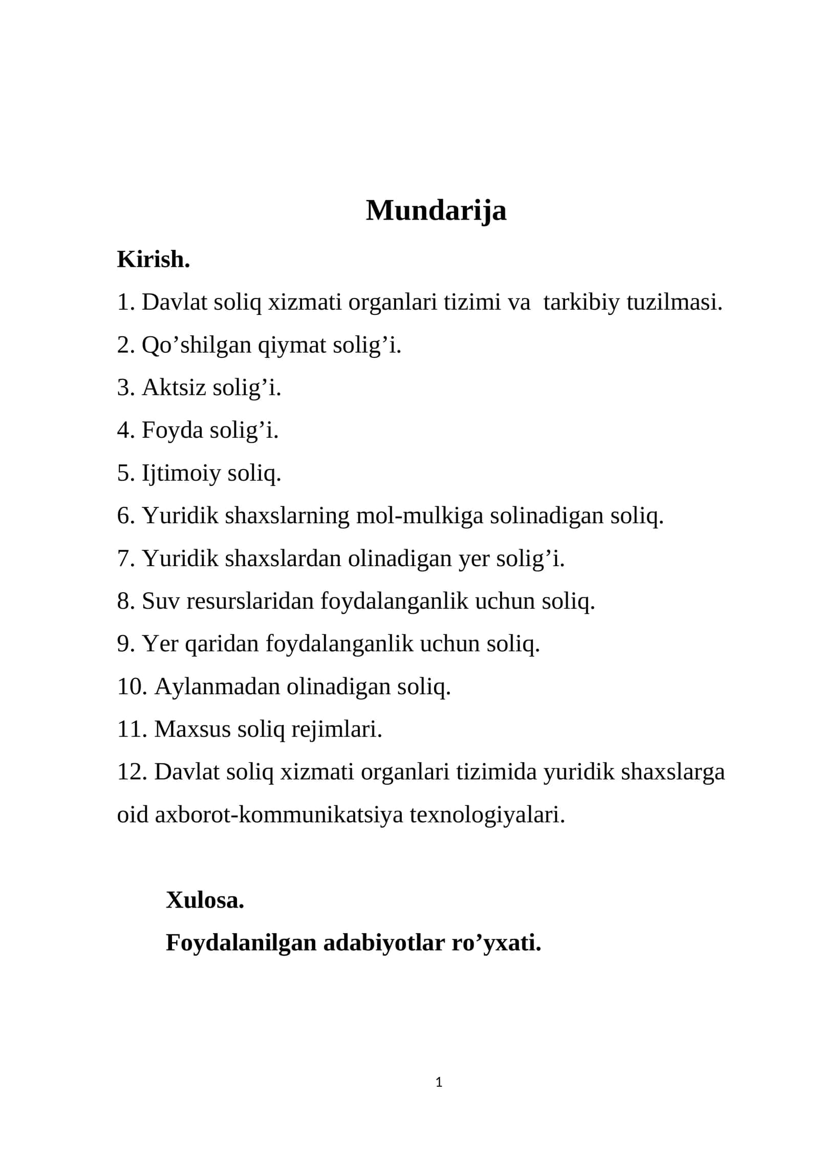 Mundarija 1