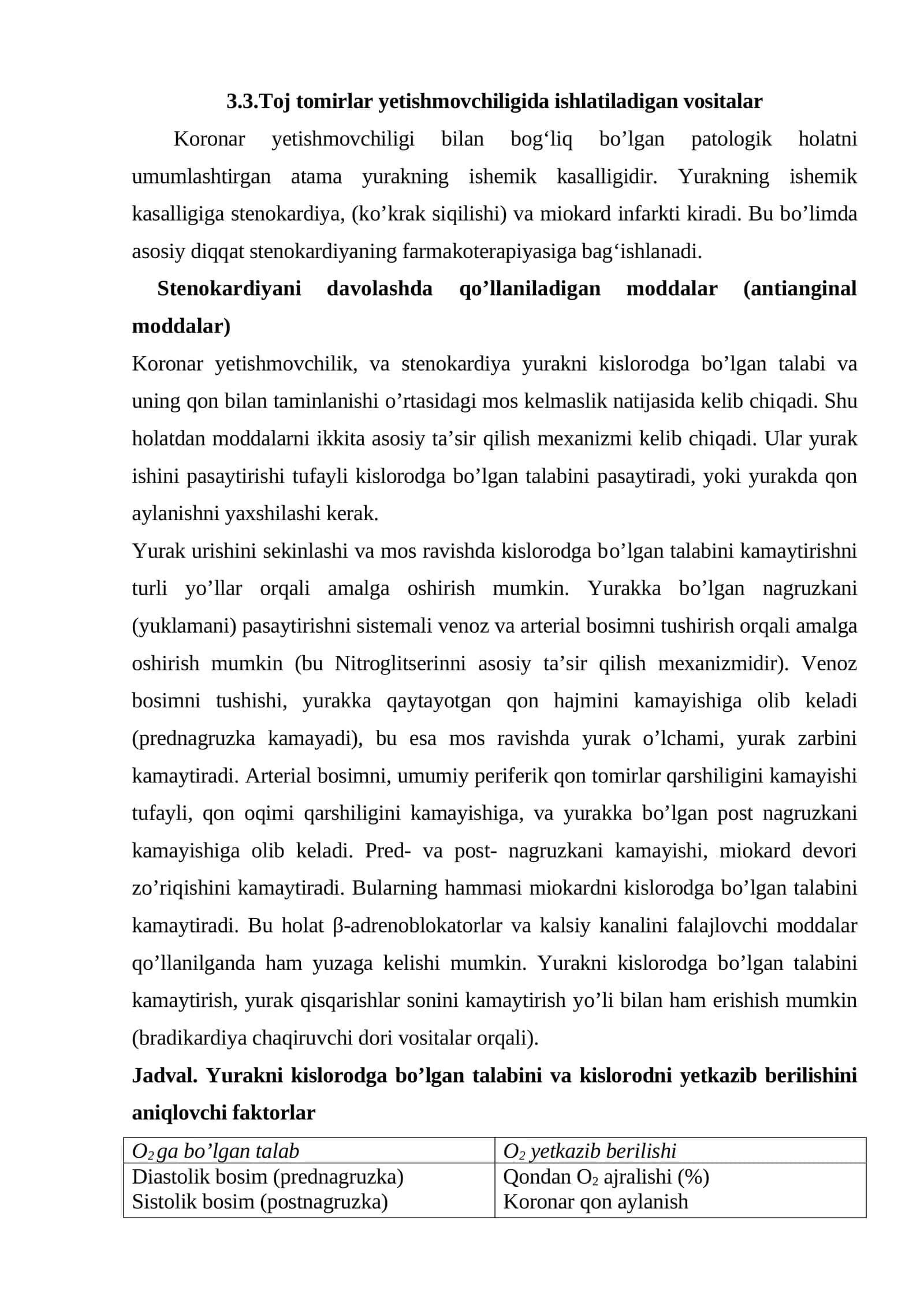 Stenokardiya farmakoterapiyasi 1