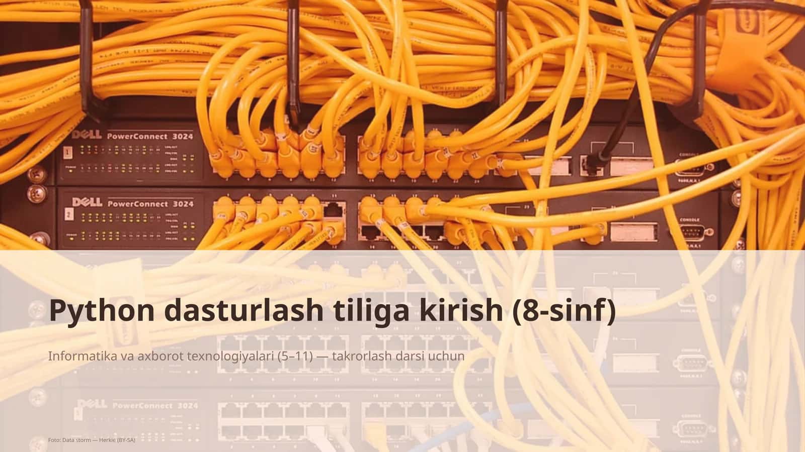 Python dasturlash tiliga kirish (8-sinf) 3