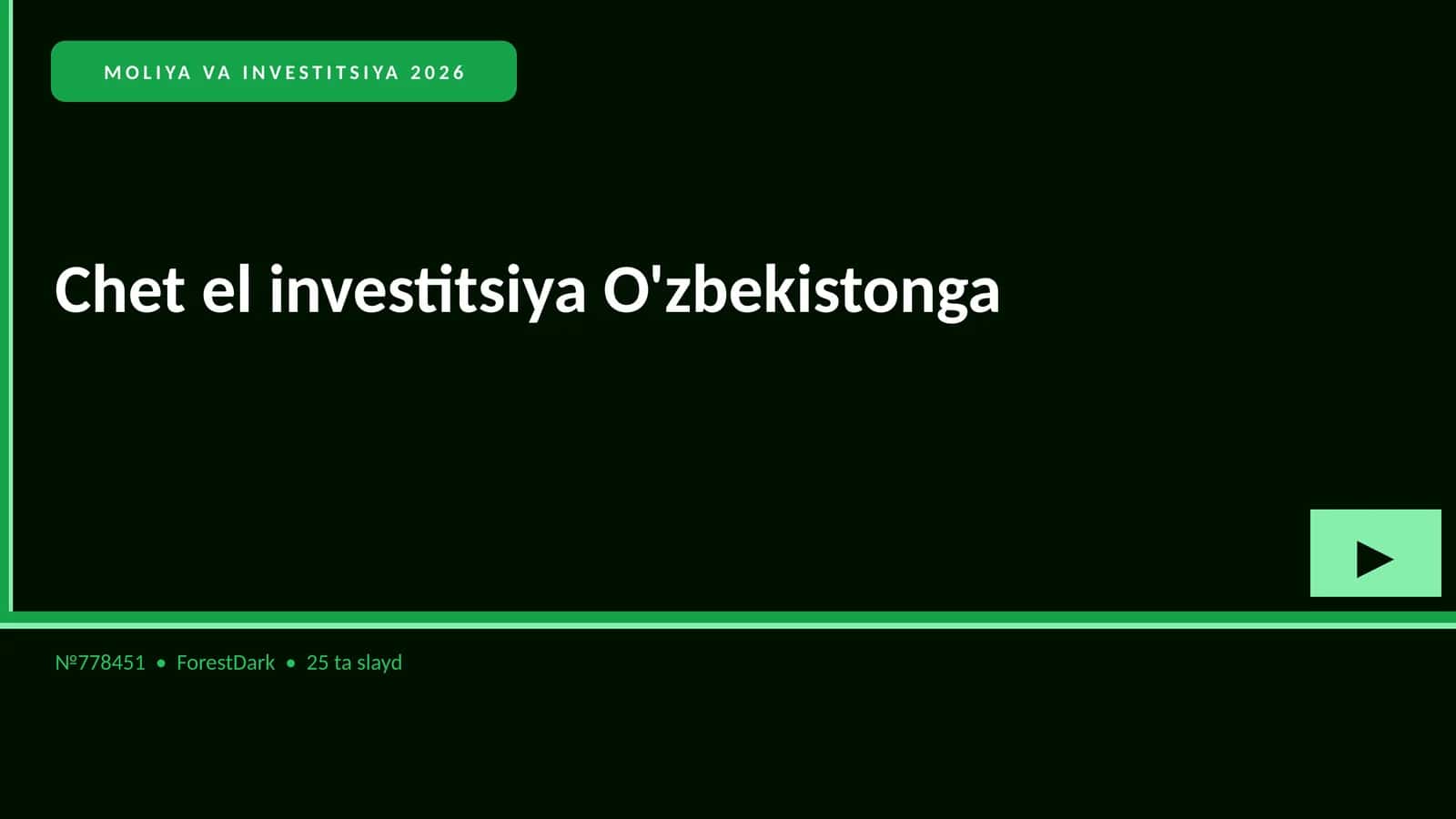 MOLIYA VA INVESTITSIYA 2026 1