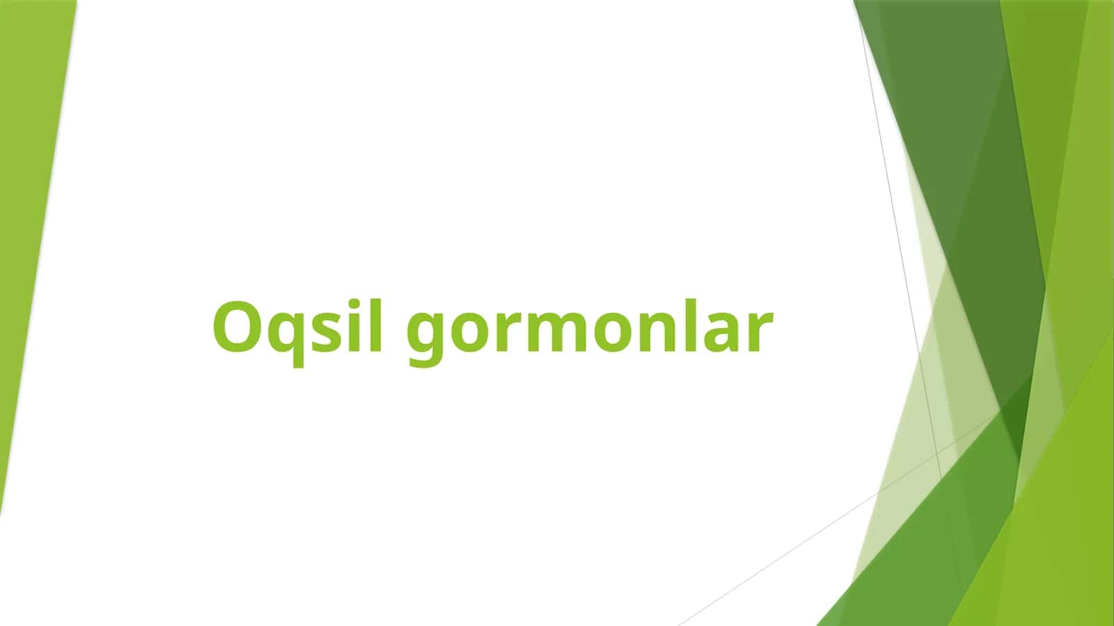 Oqsilgormonlar 1