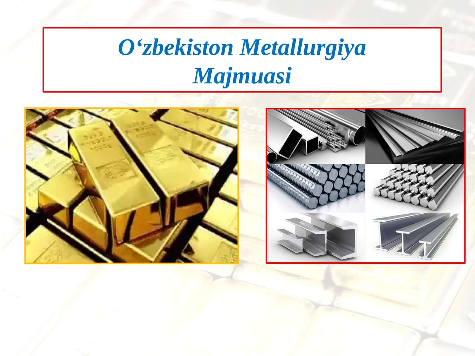 Oʻzbekiston Metallurgiya Majmuasi 1