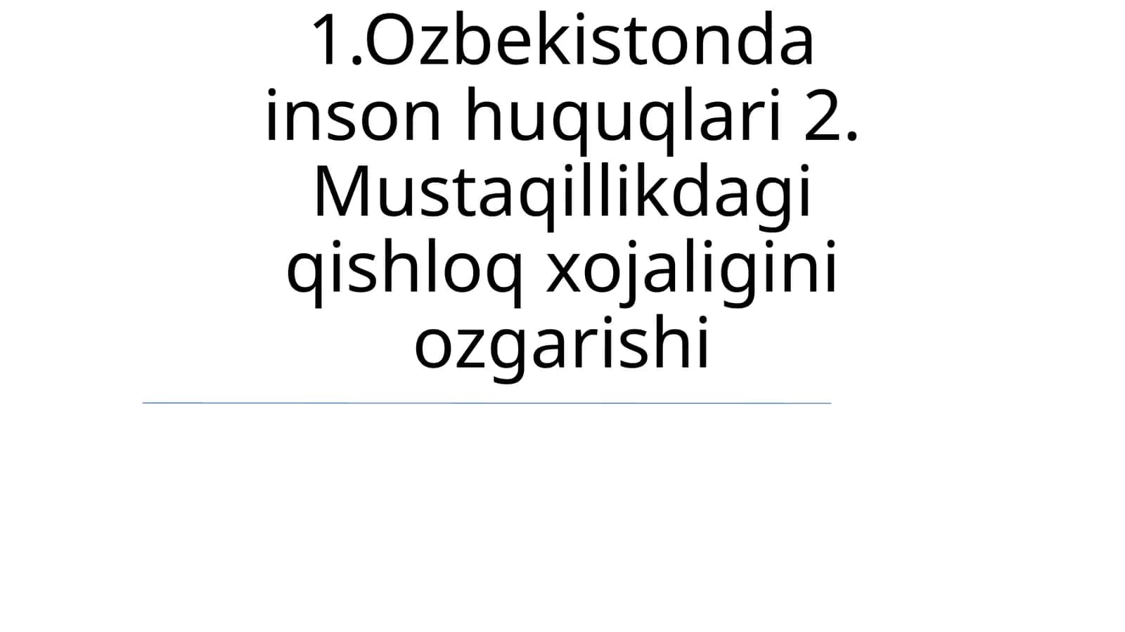 Ayollar huquqlari va gender tengligi 1
