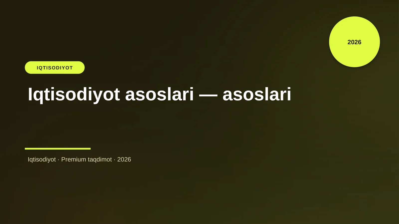 IQTISODIYOT 1