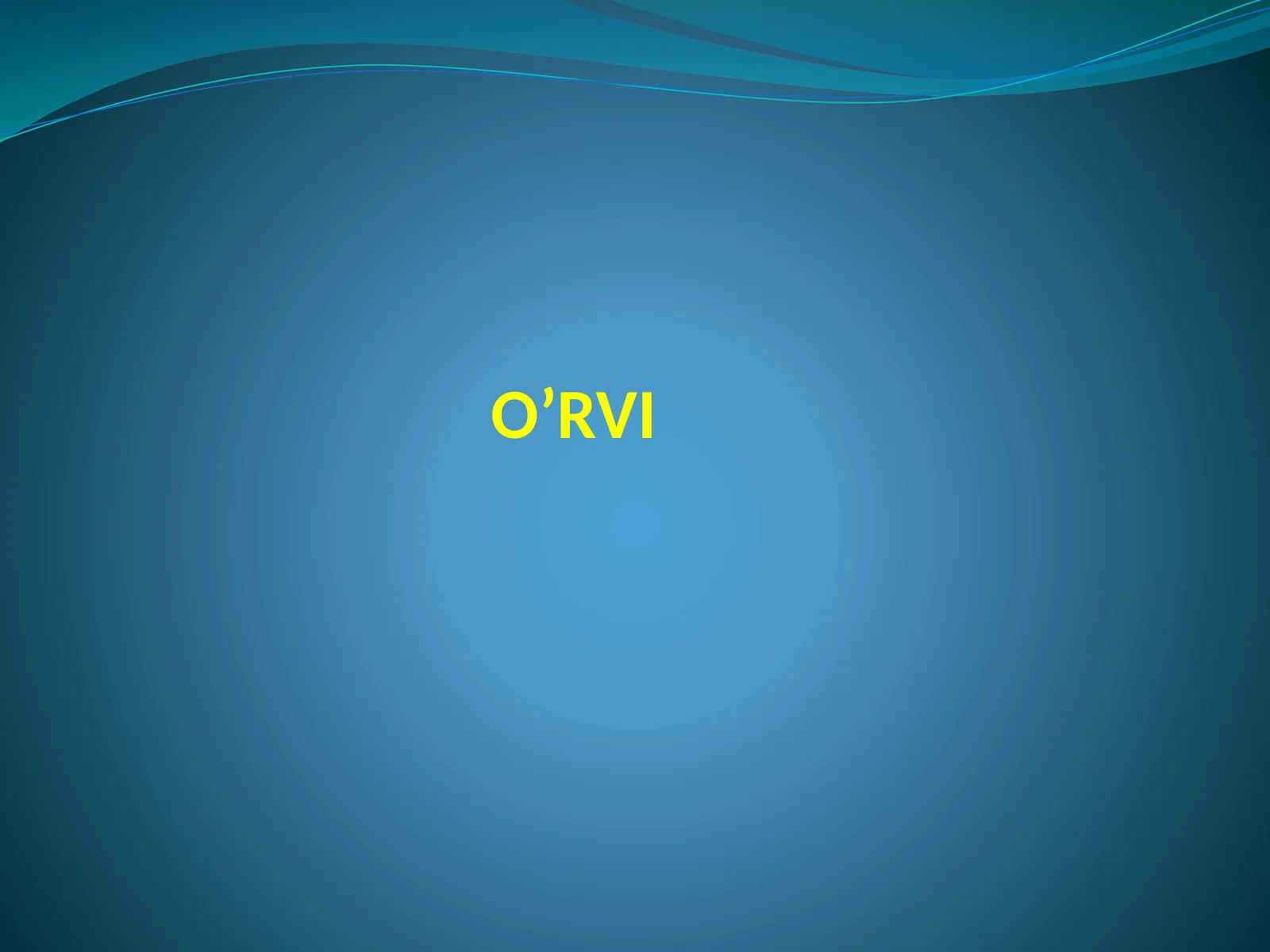 O’RVI 1