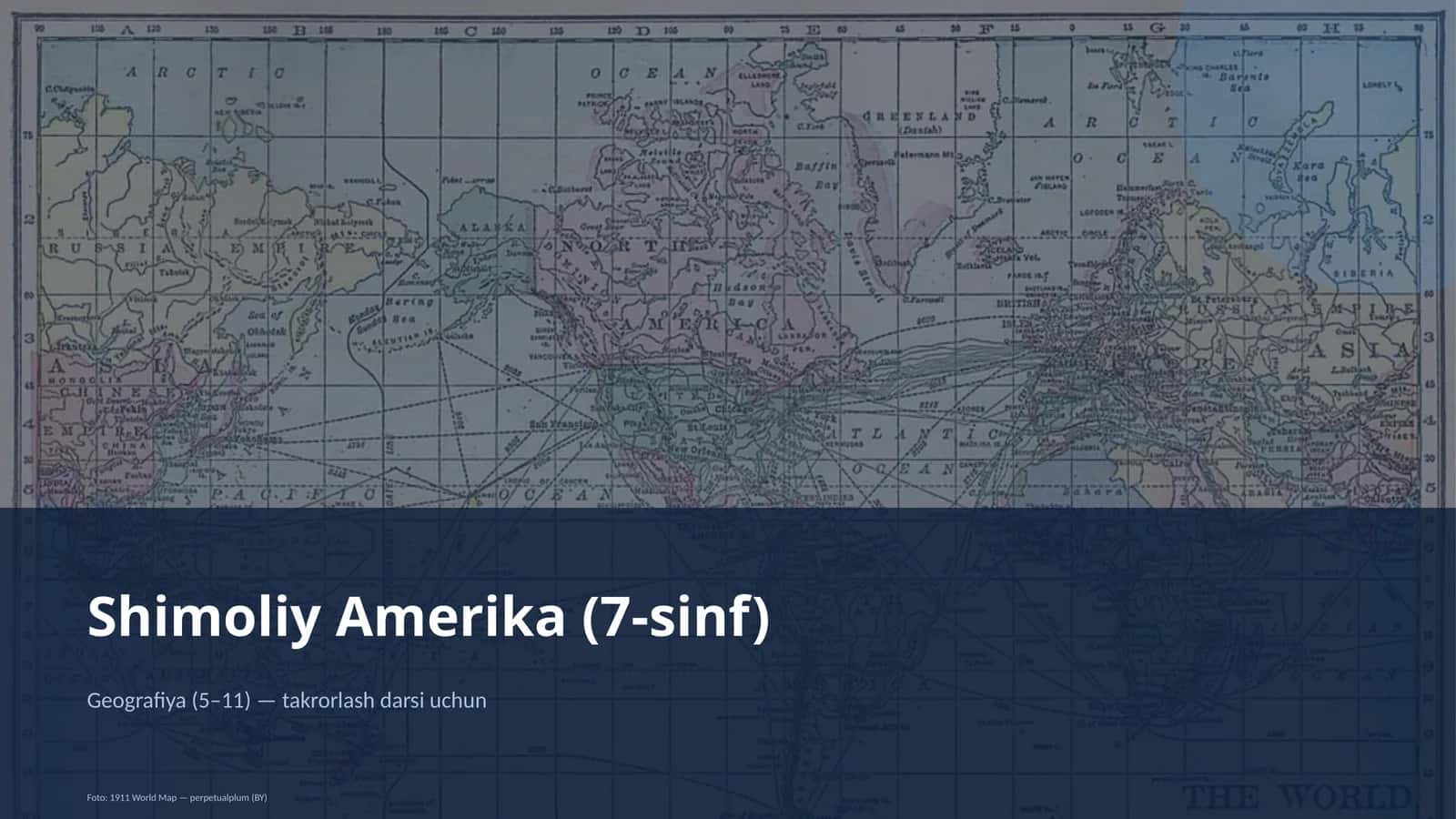 Shimoliy Amerika (7-sinf) 1