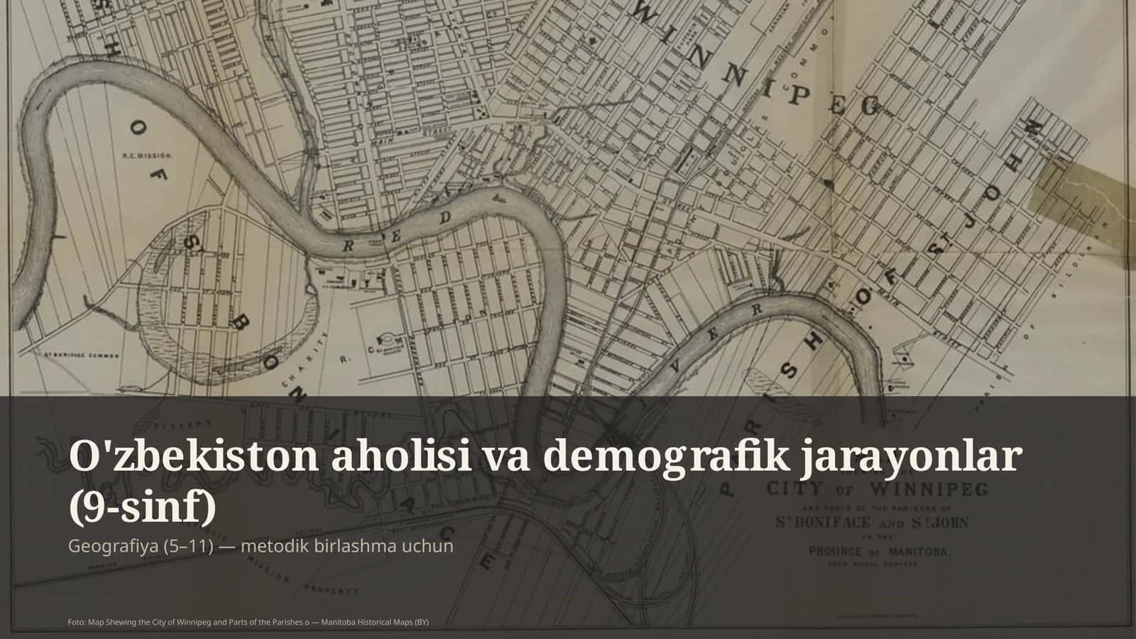 O'zbekiston aholisi va demografik jarayonlar (9-sinf) 1
