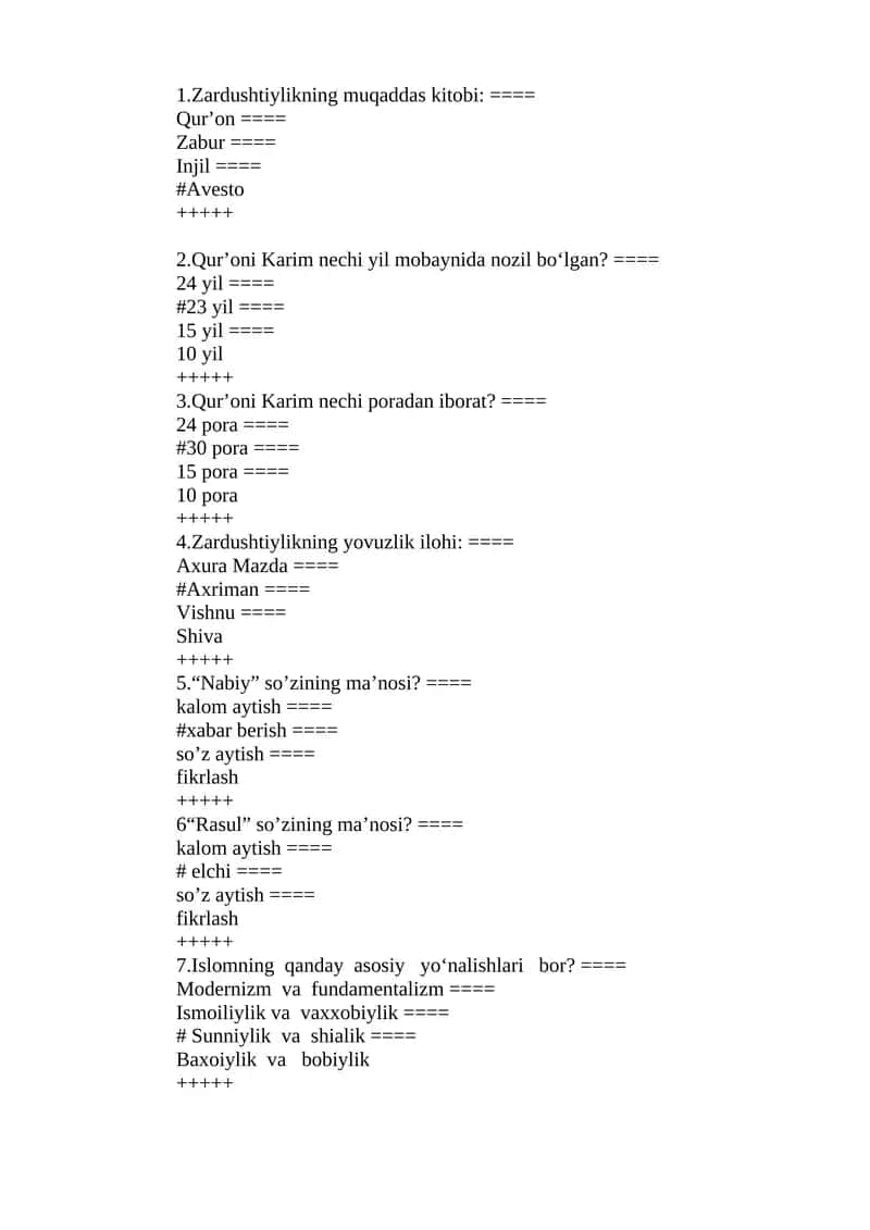 Zardushtiylikning yovuzlik ilohi 1