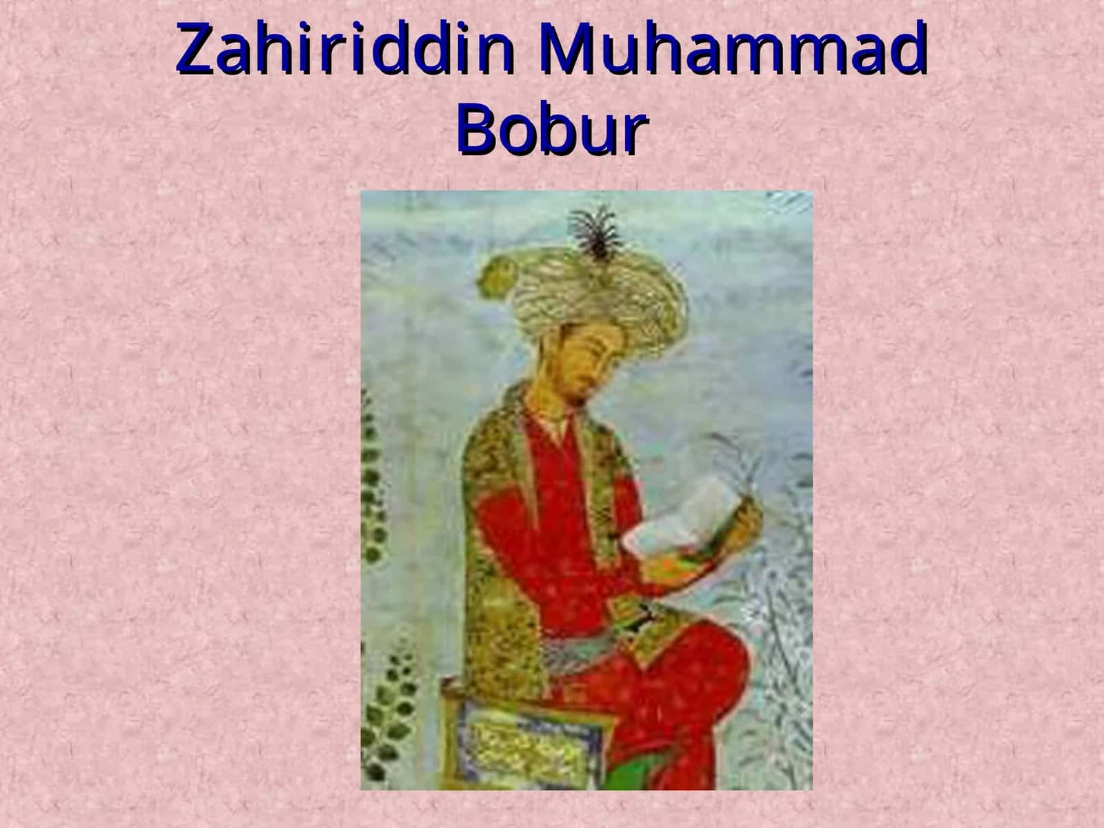 Z.M. Bobur shajarasi 1
