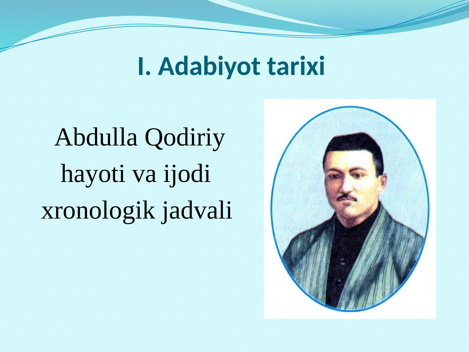 Abdulla Qodiriy "O‘tkan Kunlar" 1